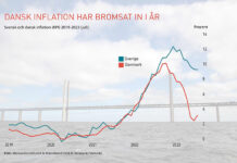 Splittrad konjunktur i Öresund: Fortsatt positiv tillväxt i Danmark — Svensk ekonomi visar tecken på inbromsning